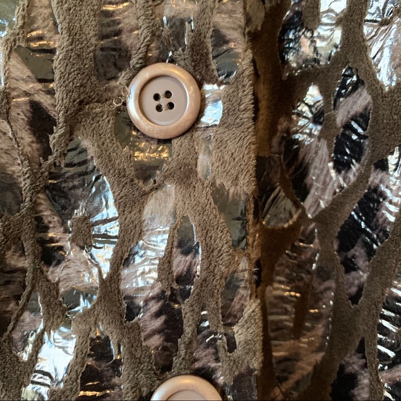 ERIN LONDON Faux Fur Leopard Print Jacket—SZ. Lg - Picture 3 of 15